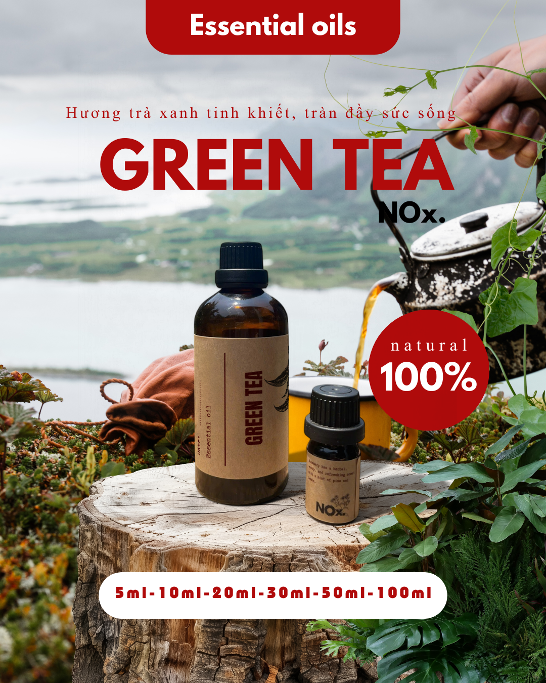 Green Tea Essential Oil – Fresh & Soothing