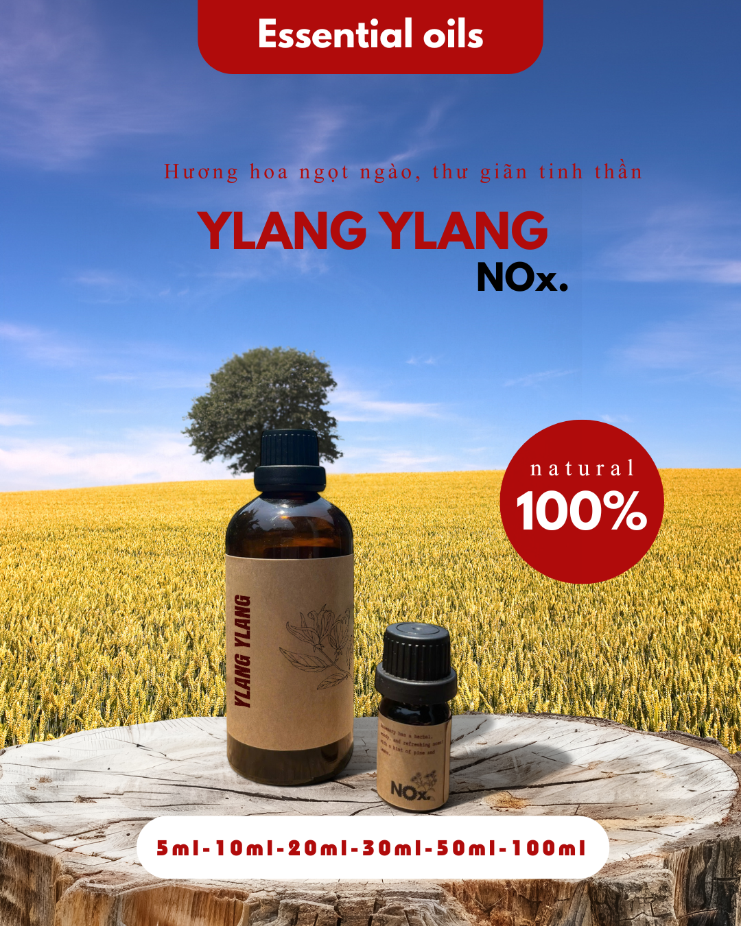 Ylang Ylang Essential Oil - Sensual & Relaxing