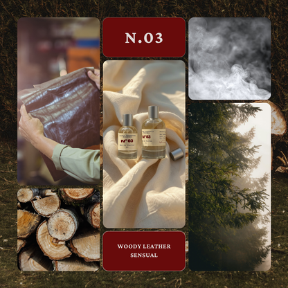 Nước hoa Unisex NOX.03 - EDP - Cho Nam & Nữ - Mùi Gỗ Trong Sương Lạnh