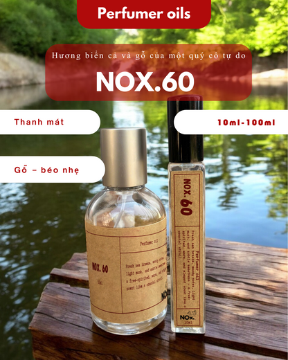 NOX.60 – Hương biển cả và gỗ của một lữ khách tự do