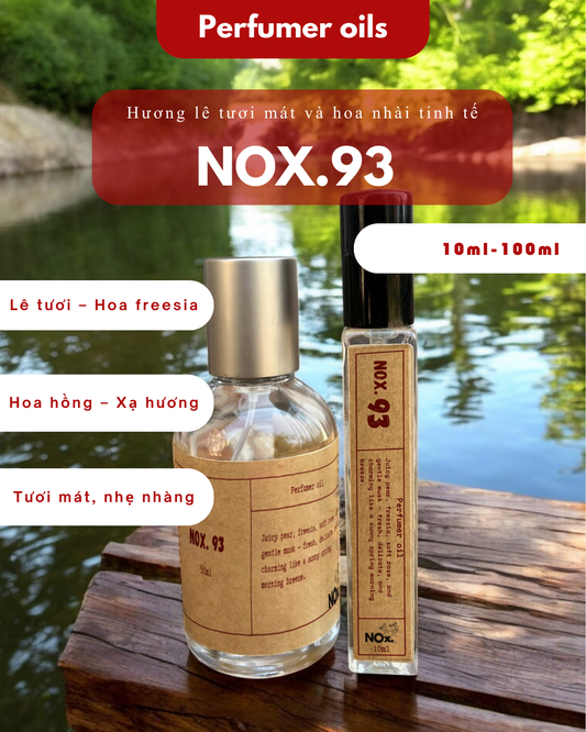 NOX.93 – Hương lê tươi mát và hoa nhài tinh tế