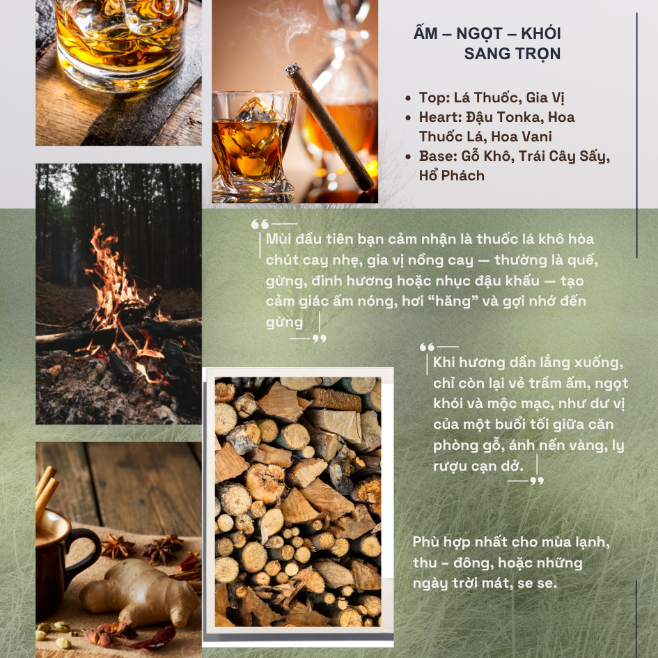 Nước hoa Unisex NOX.39 - EDP - Cho Nam & Nữ - Hơi ấm trong buổi chiều mùa lạnh