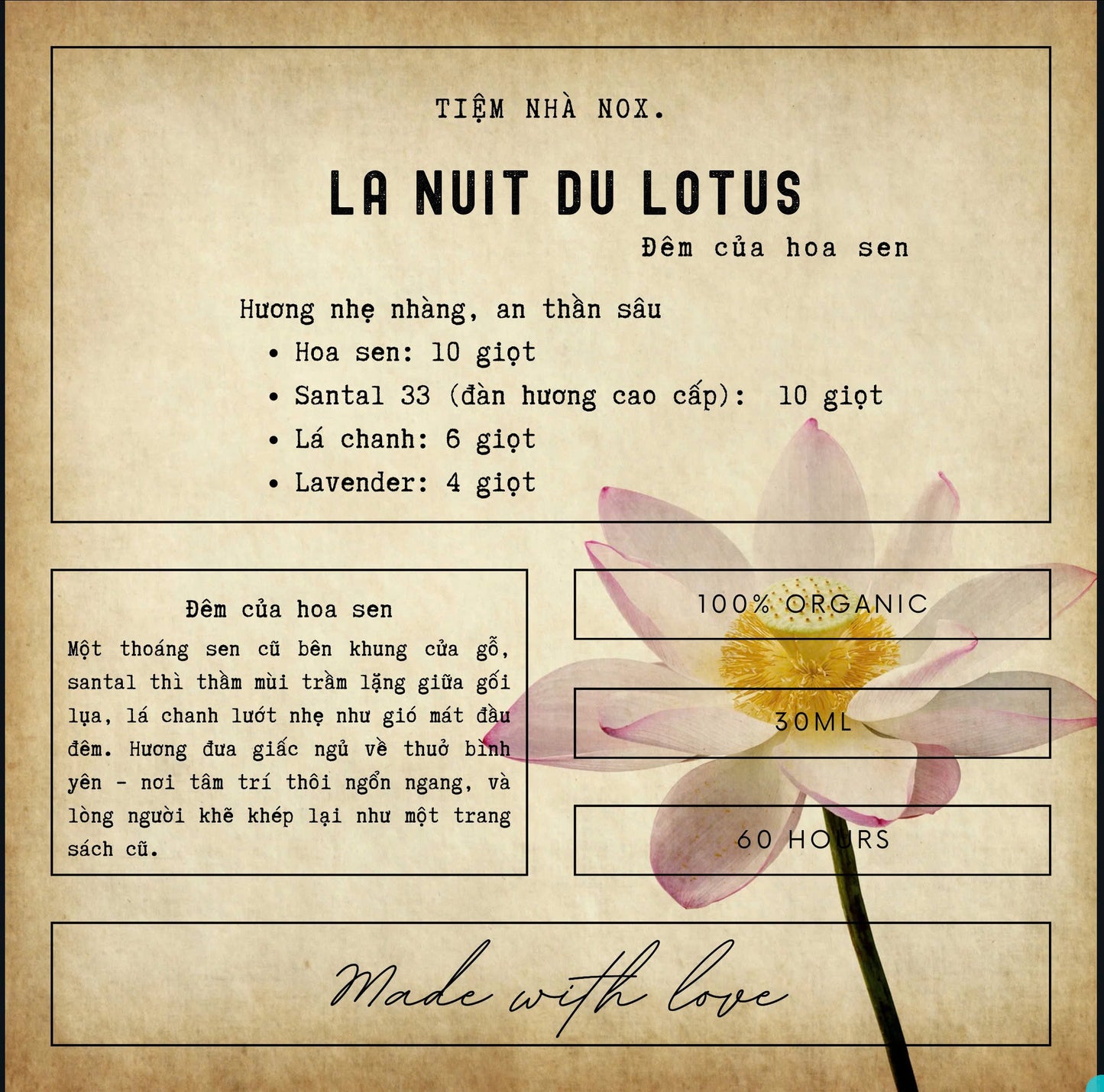 The Night of the Lotus Essential Oil Blend
